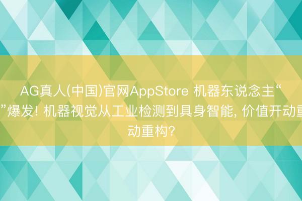 AG真人(中国)官网AppStore 机器东说念主“眼睛”爆发! 机器视觉从工业检测到具身智能， 价值开动重构?