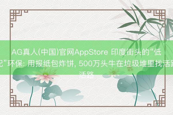 AG真人(中国)官网AppStore 印度街头的“低配”环保: 用报纸包炸饼， 500万头牛在垃圾堆里找活路